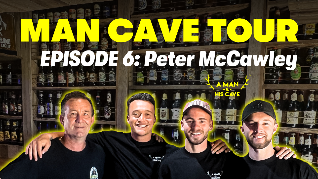 Peter Mcawley's Saloon-Style Man Cave: A Haven for VB Lovers and More