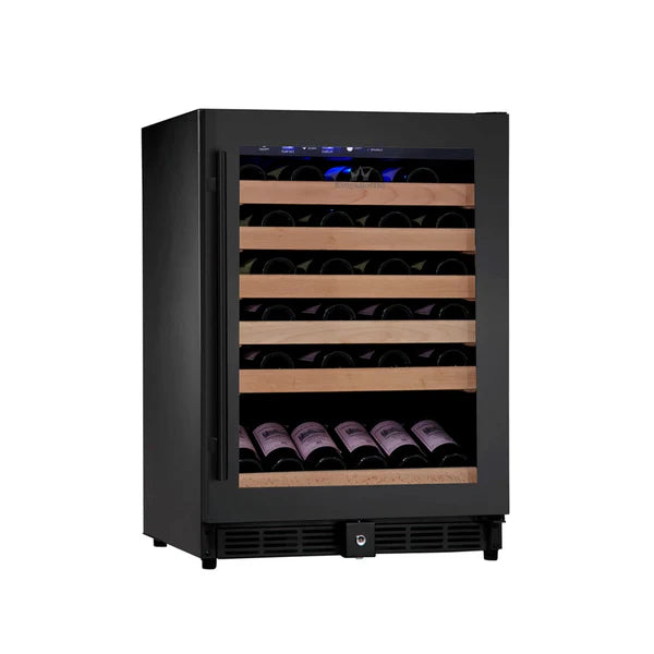 152 Litre Under Bench Glass Door Wine Fridge