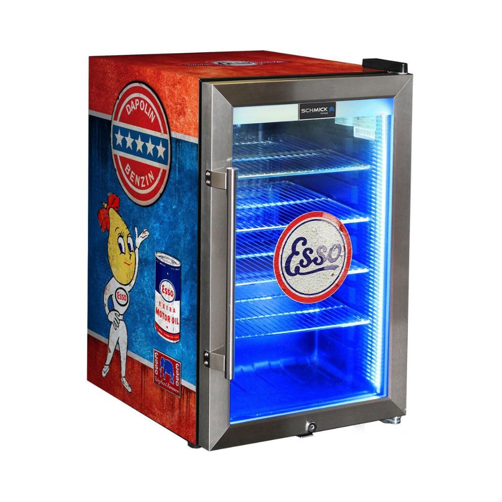 Esso Fuel Pump Branded 70lt Bar Fridge