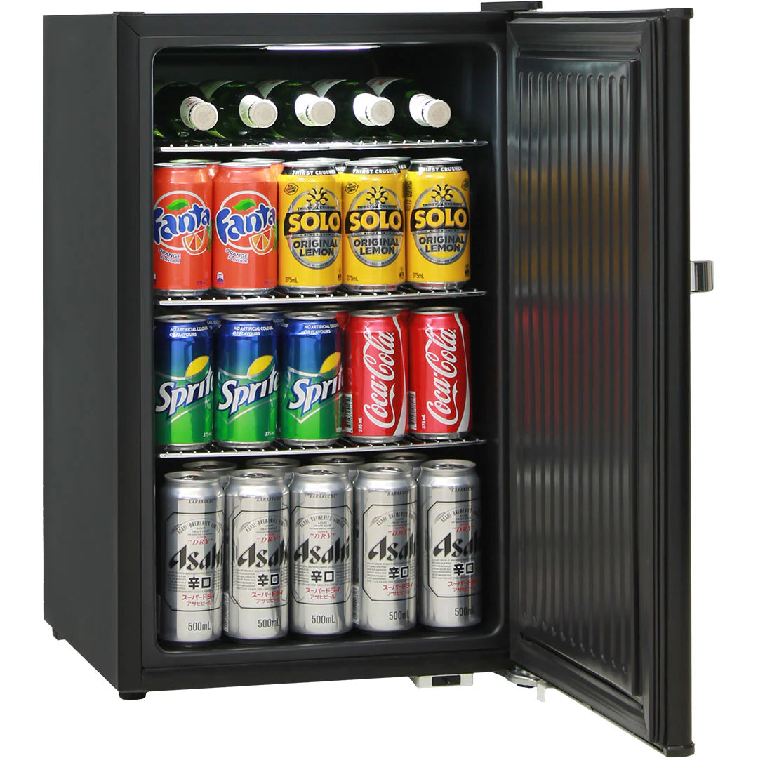 Ballarat Bertie Bitter Official Designed Mini Bar Fridge 70 Litre Schmick Brand With Opener - Model HUS-BC70B-BB