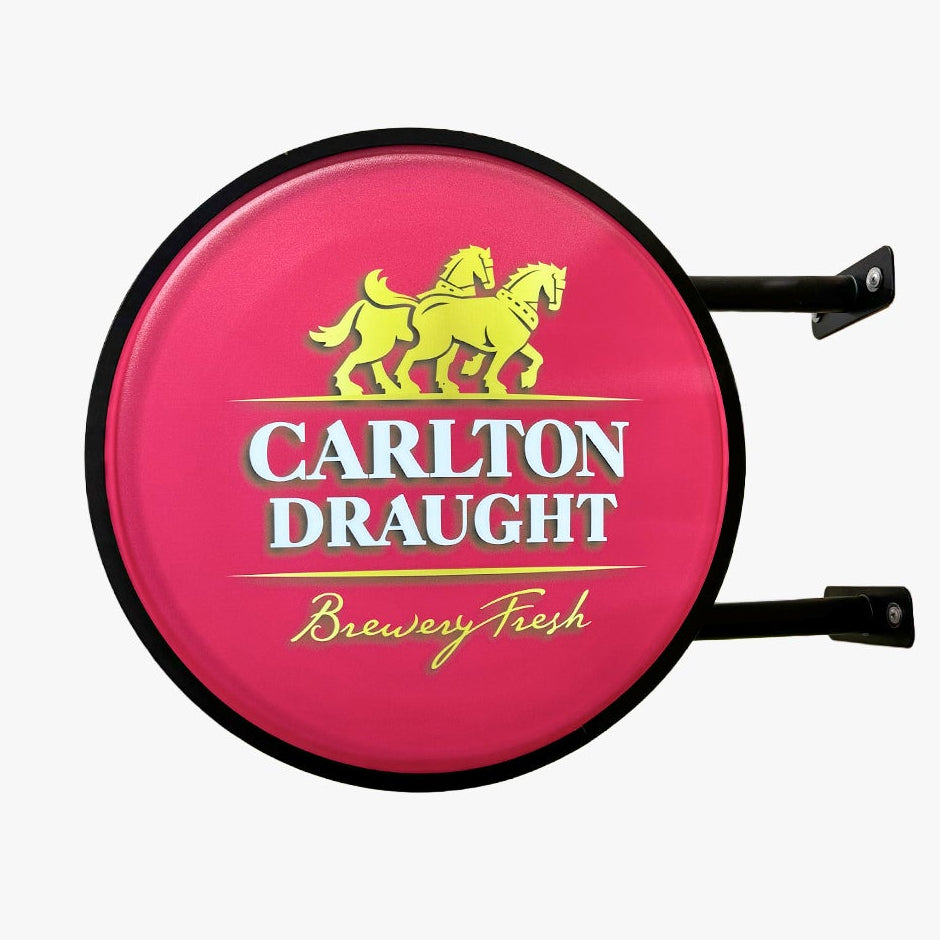 Carlton Draught Beer Bar Lighting Wall Sign Light LED