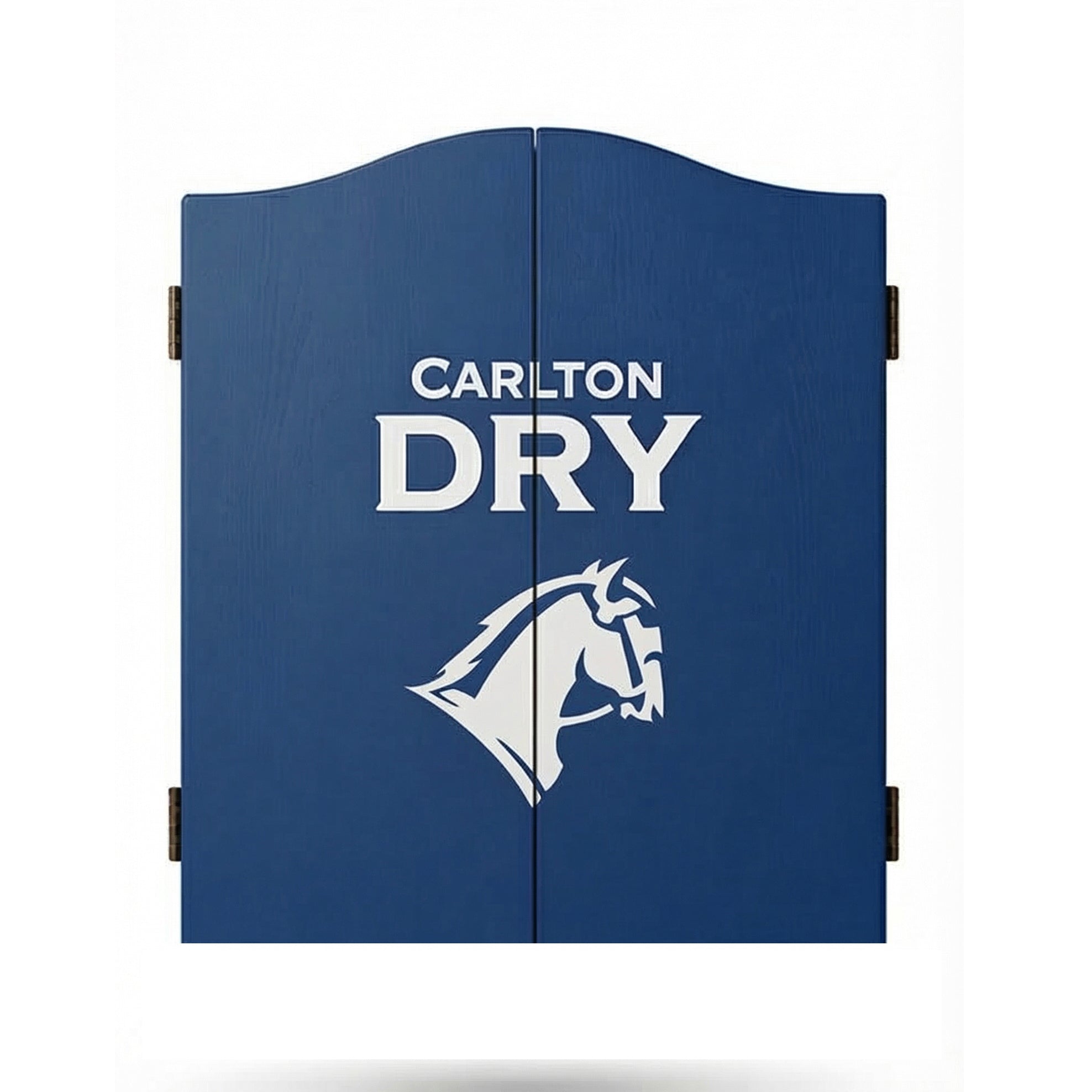 Carlton Dry Branded Dartboard with Cabinet (SHIPS IN 8 WEEKS)