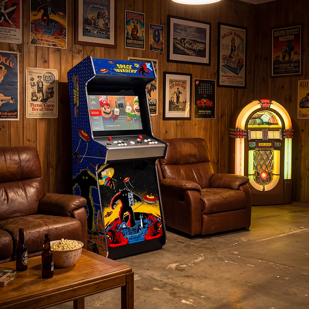 Retro Invaders Arcade Machine - Platinum