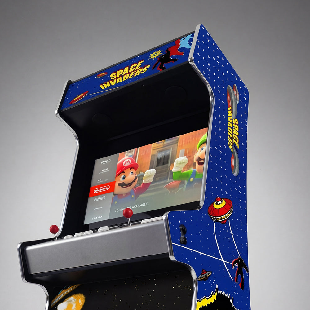 Retro Invaders Arcade Machine - Platinum