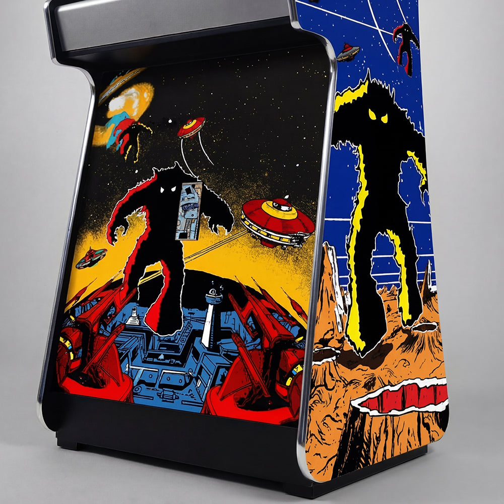 Retro Invaders Arcade Machine - Platinum