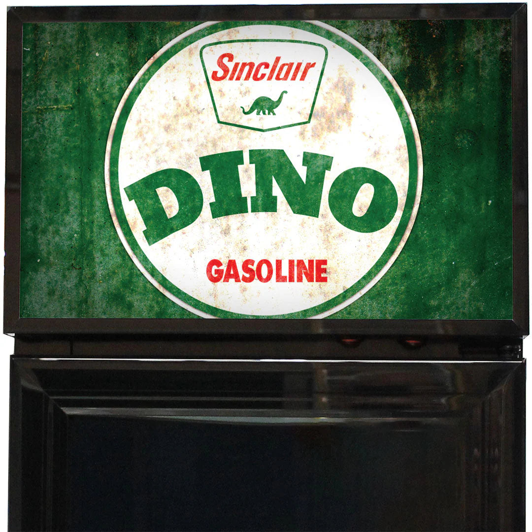 Dino - Fuel Pump Branded Skinny Upright Bar Fridge