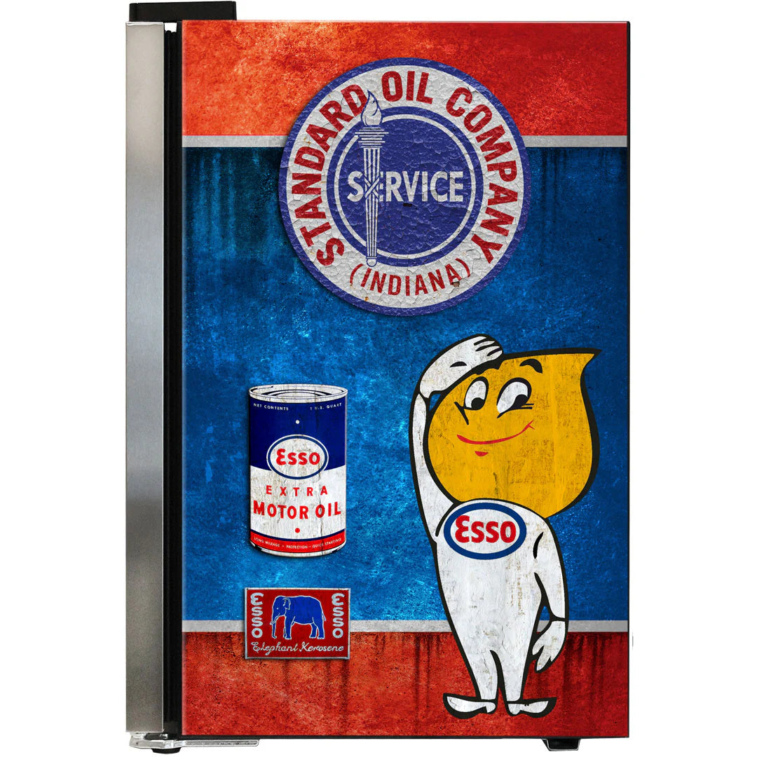 Esso Fuel Pump Branded 70lt Bar Fridge