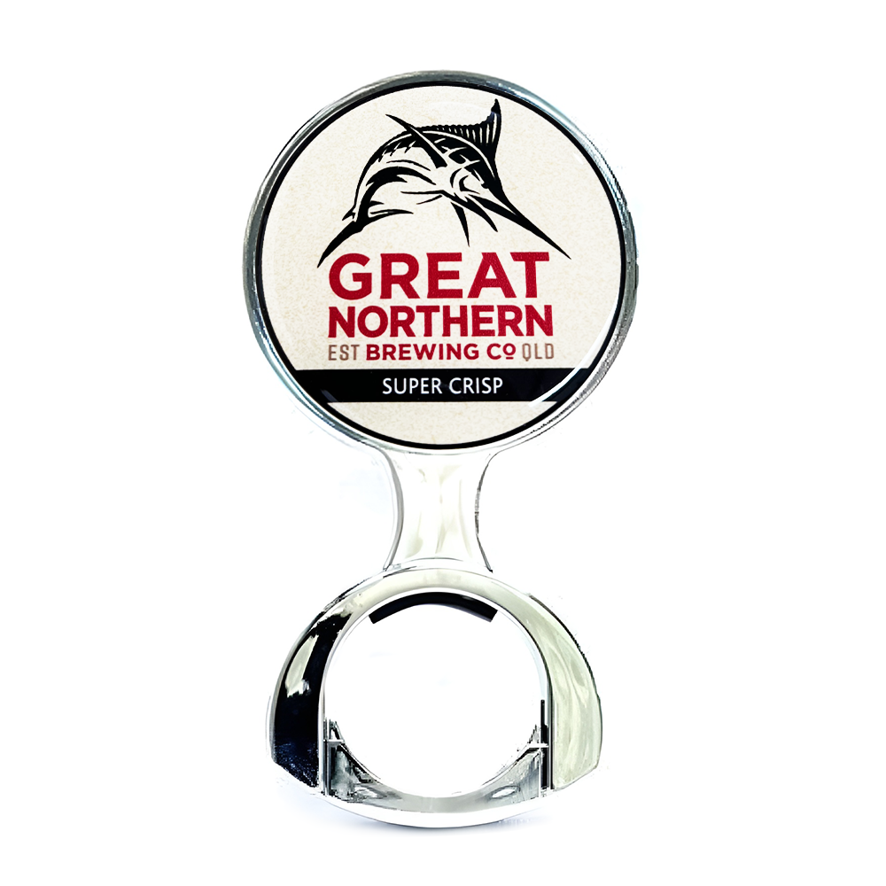 Great Northern SuperCrisp - 73 mm Chrome Decal Holder