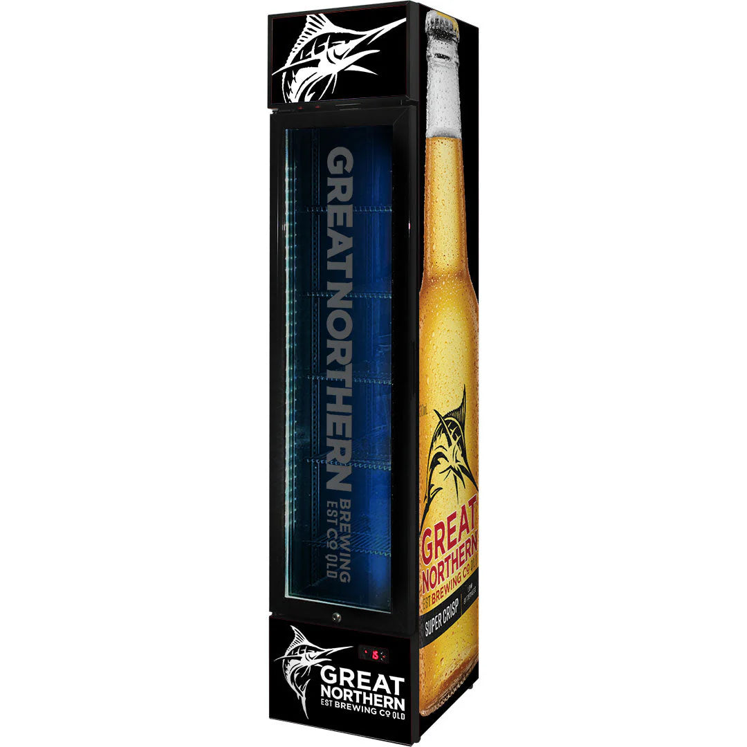 Great Northern Super Crisp Branded Skinny Upright Bar Fridge 11