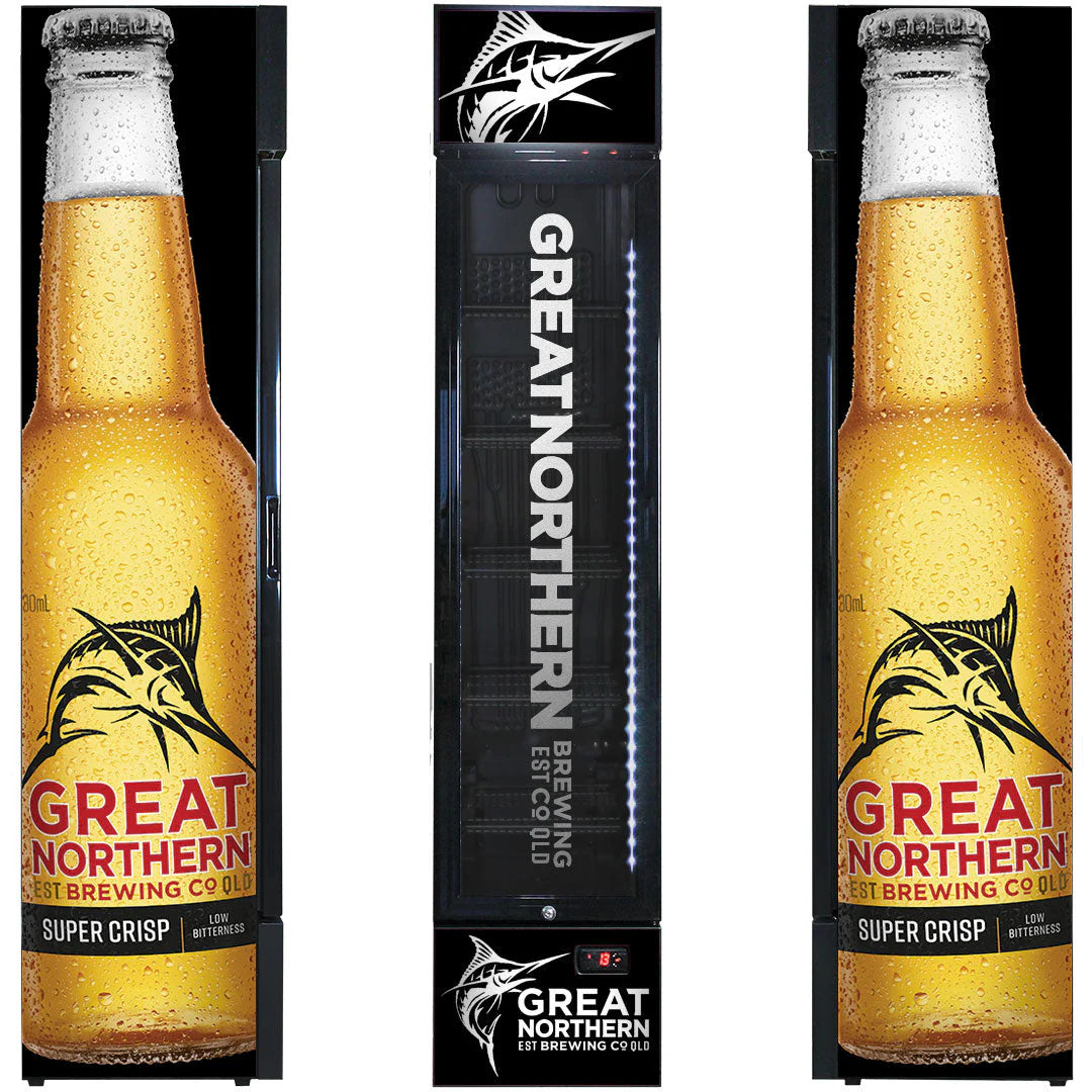 Great Northern Super Crisp Branded Skinny Upright Bar Fridge 11