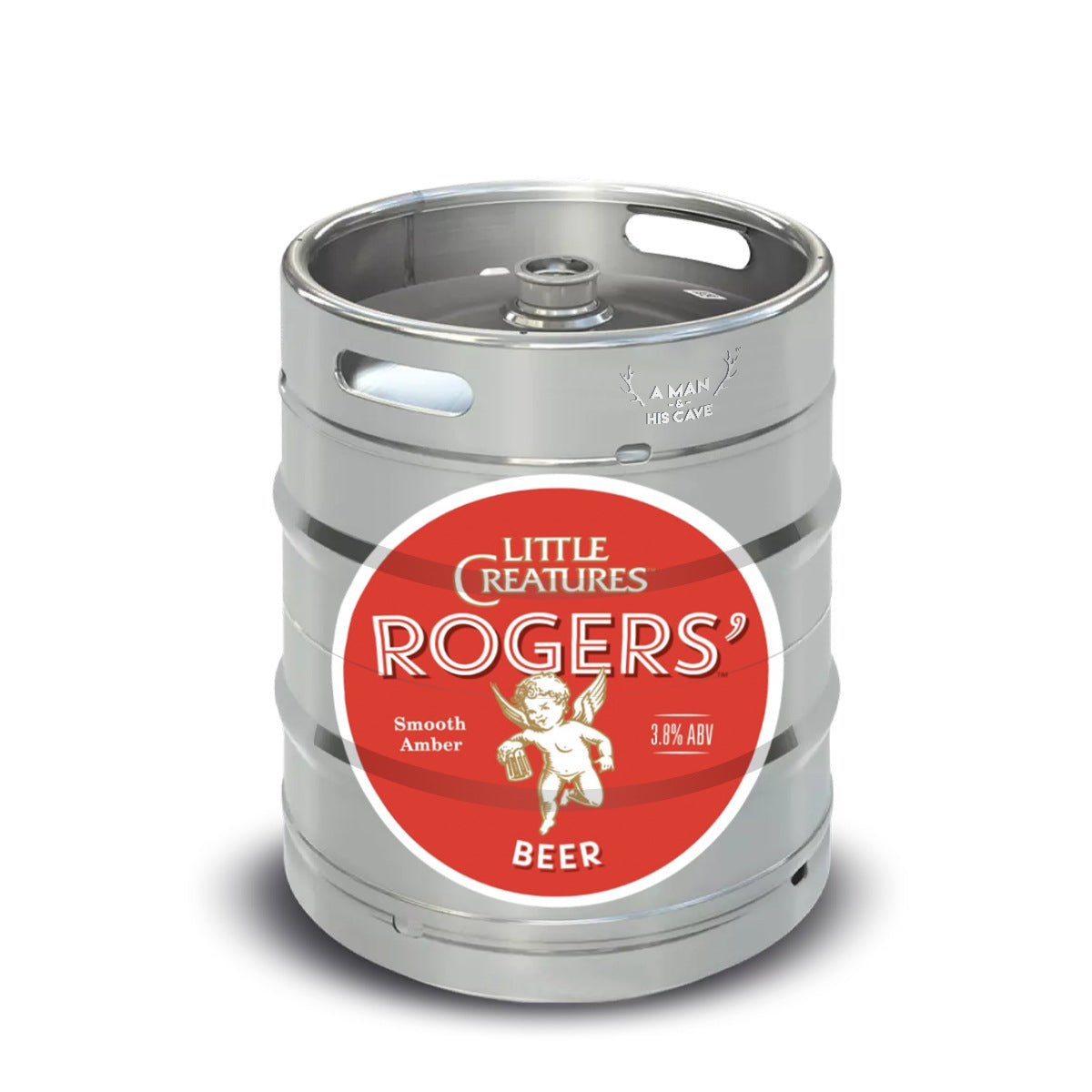 Little Creatures Rogers 50lt Commercial Keg 3.8 AType Coupler [NSW] Premium Kegs of Beer