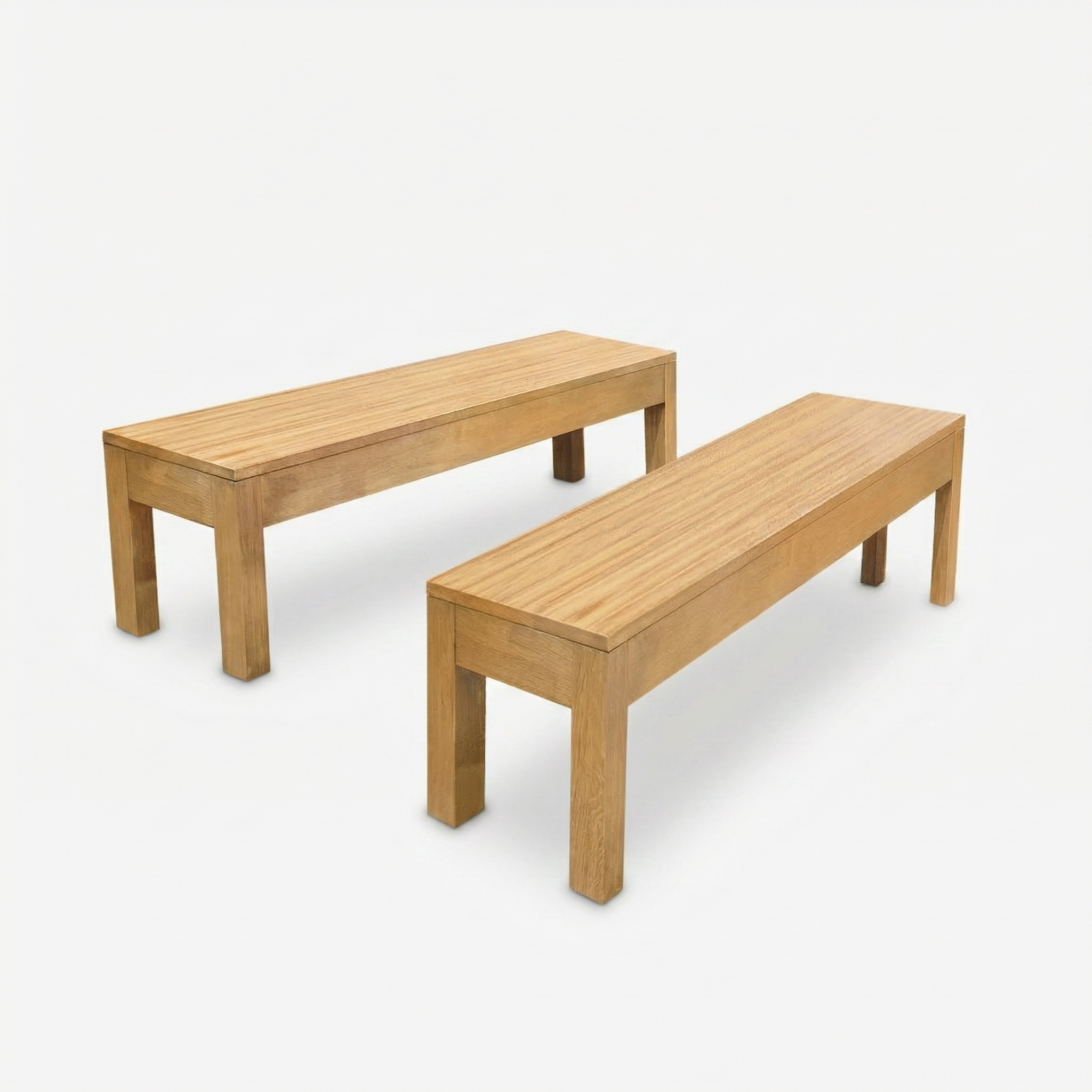 Light Timber Benches