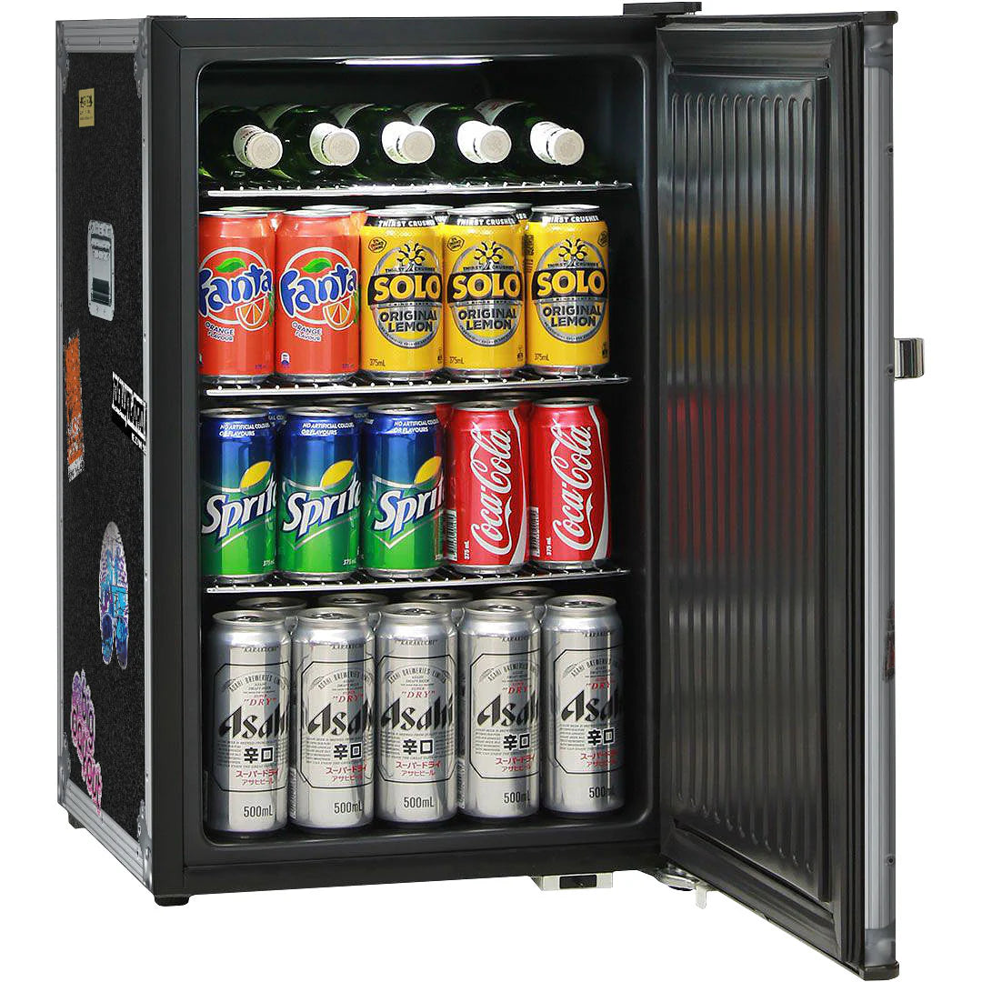 Roadie Travel Case Retro Mini Bar Fridge 70 Litre Schmick Brand With Opener