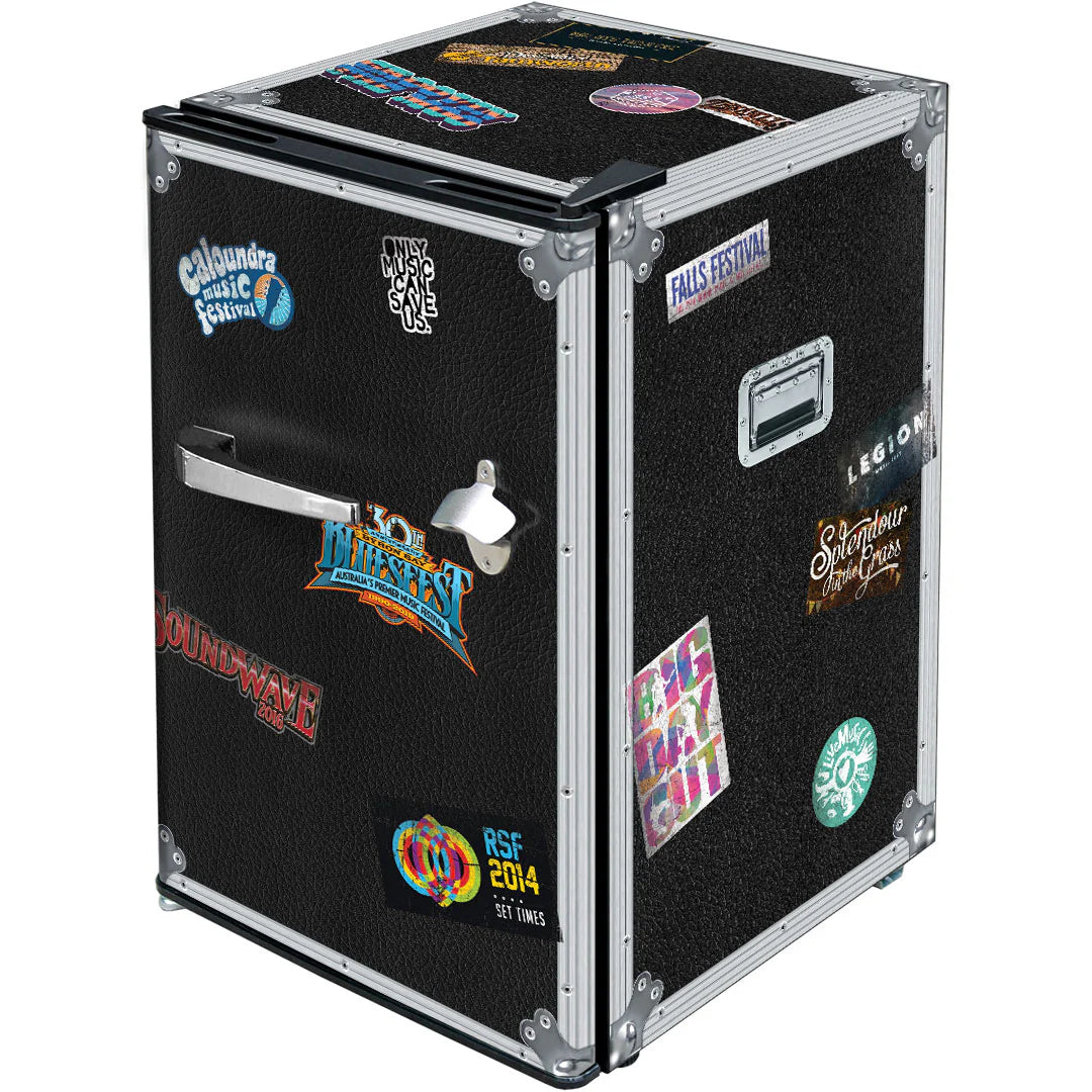 Roadie Travel Case Retro Mini Bar Fridge 70 Litre Schmick Brand With Opener