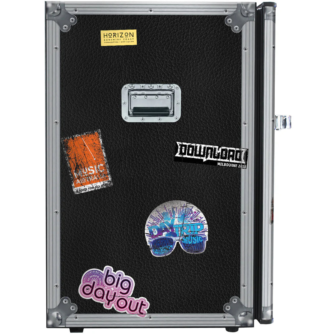Roadie Travel Case Retro Mini Bar Fridge 70 Litre Schmick Brand With Opener