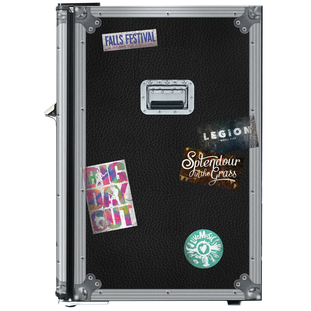 Roadie Travel Case Retro Mini Bar Fridge 70 Litre Schmick Brand With Opener