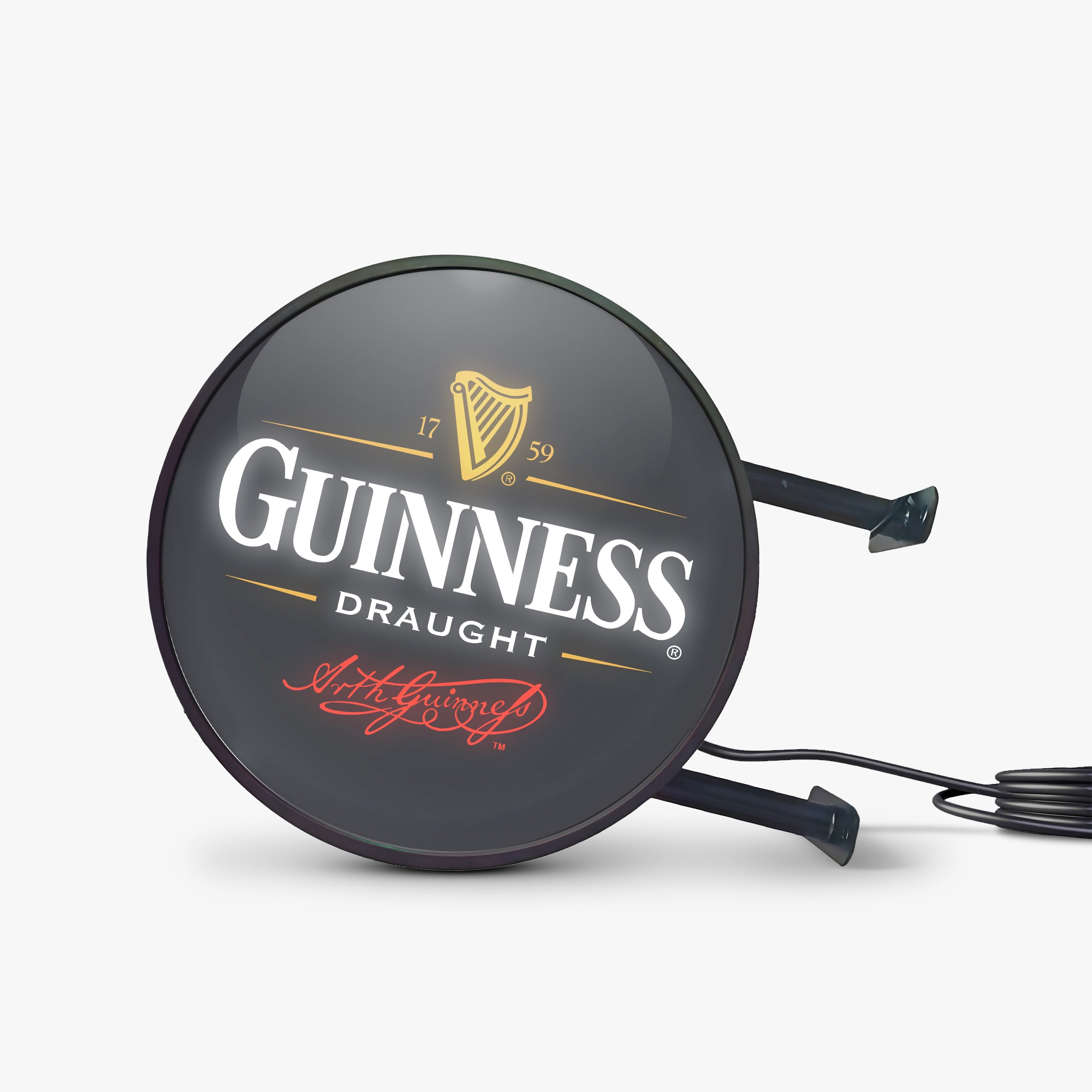 Guinness Draught Beer Bar Lighting Wall Sign Light LED
