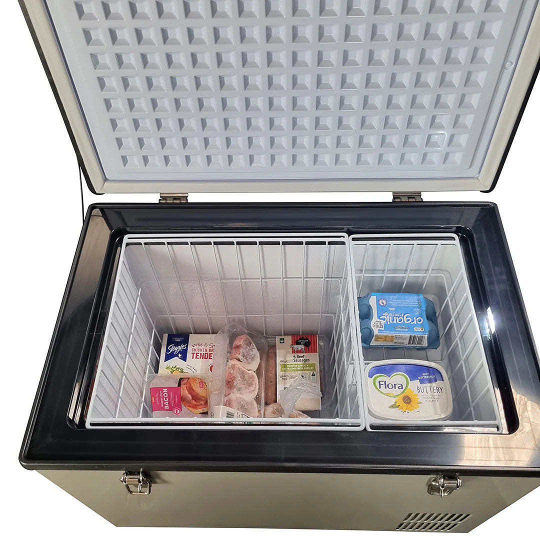 Portable Camping Multi Purpose Fridge Freezer 12 - 24 & 240V / 60Litre Model SK-BDC60