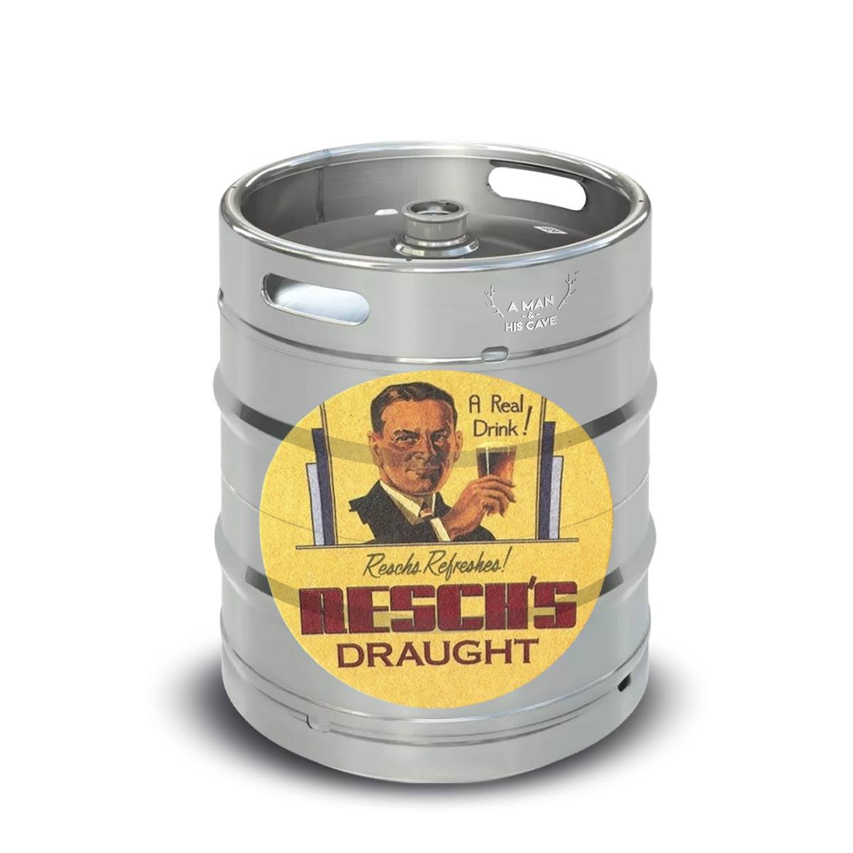 Reschs Draught 50lt Commercial Keg 4.4 DType Coupler [NSW] Premium Kegs of Beer Kegs for