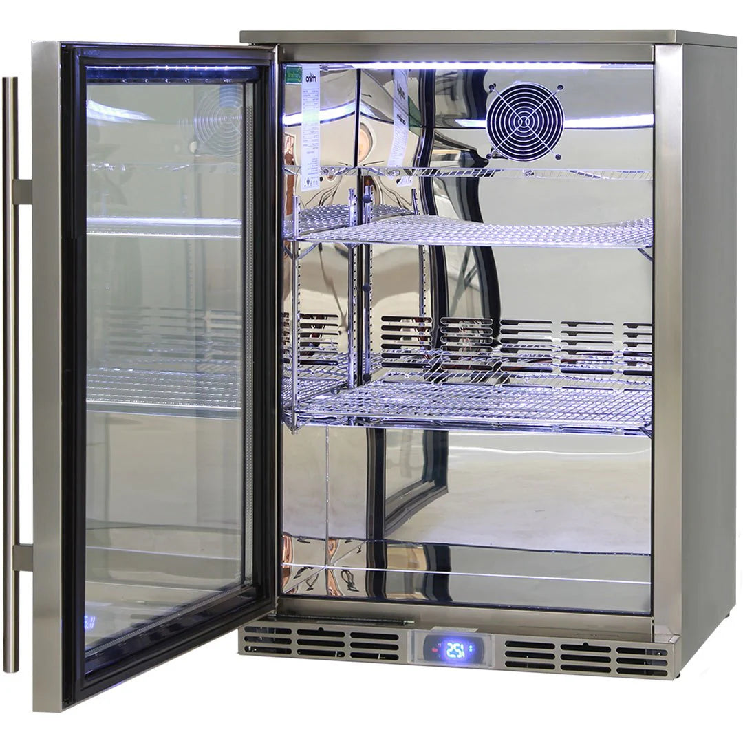 Rhino Alfresco Kitchen Glass Door Outdoor Bar Fridge Great For Cold Beer In Hot Climates
