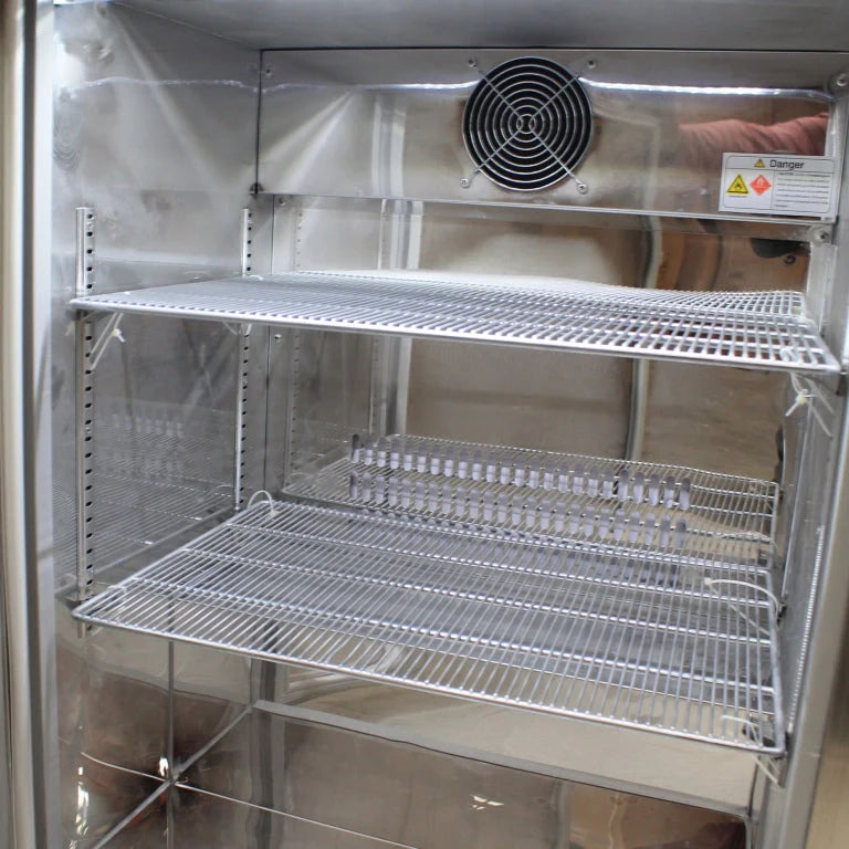 Rhino Stainless Steel 1 Door Solid Stainless Bar Fridge Right Hinged