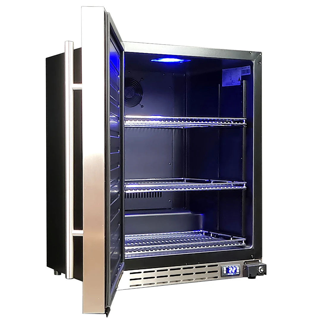 Schmick Under Bench Solid Door Bar Fridge - Model JC132B-SD