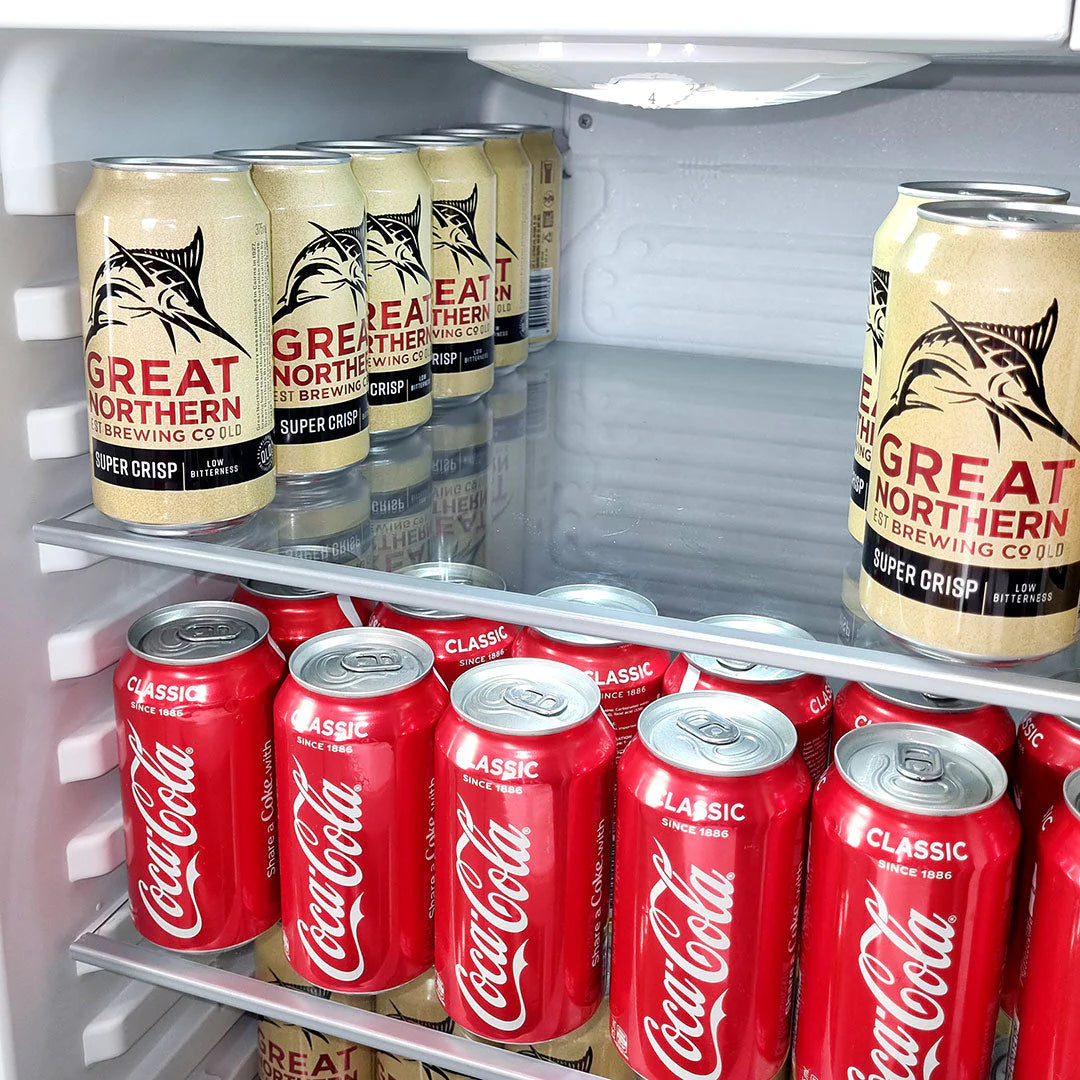 Schmick Quiet Energy Efficient 10 Star Rated Black Bar Fridge - Model HUS-BC115-B