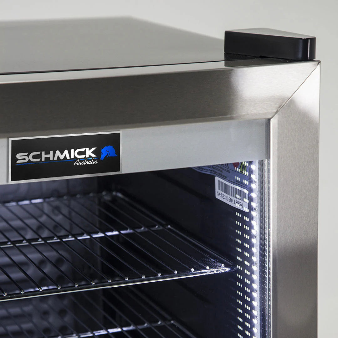 Schmick Tropical Triple Glazed Outdoor Glass Bar Fridge 70 Litre HUS-SC70-SS