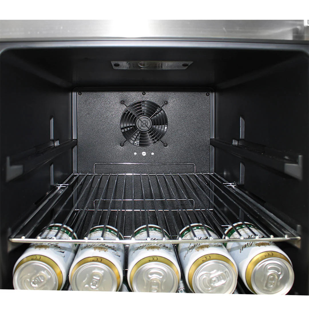Schmick Twin Zone Alfresco Beer And Wine Bar Fridge Model JC190-GG 2 Yrs Parts/Labour