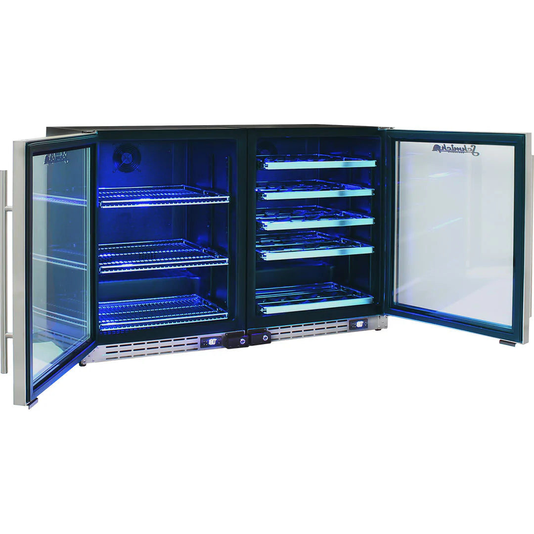 Schmick Under Bench Beer And Wine Fridge Combination - Model JC132-Combo