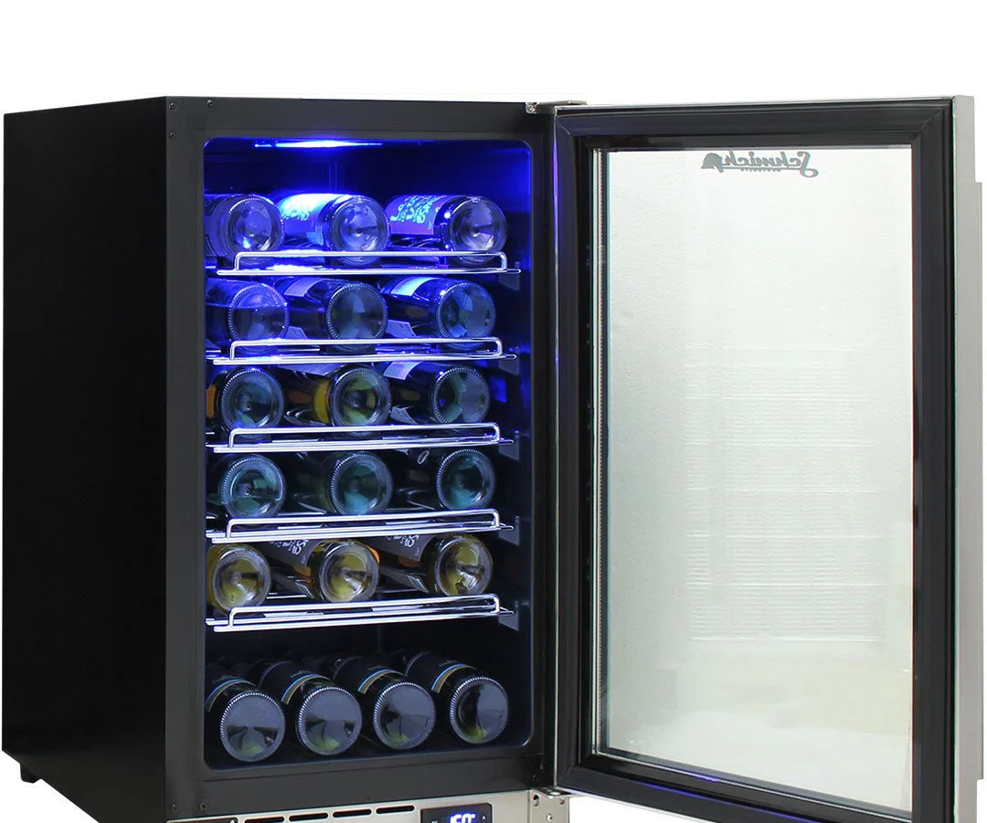 Schmick Under Bench Glass Door Wine Fridge Triple Glazed - Model JC95W-860