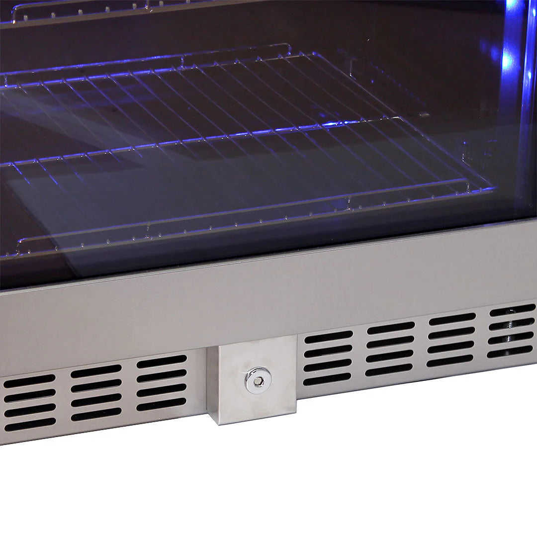 Schmick Upright Glass Door Drinks Refrigerator Model BD425RB Right Hinged