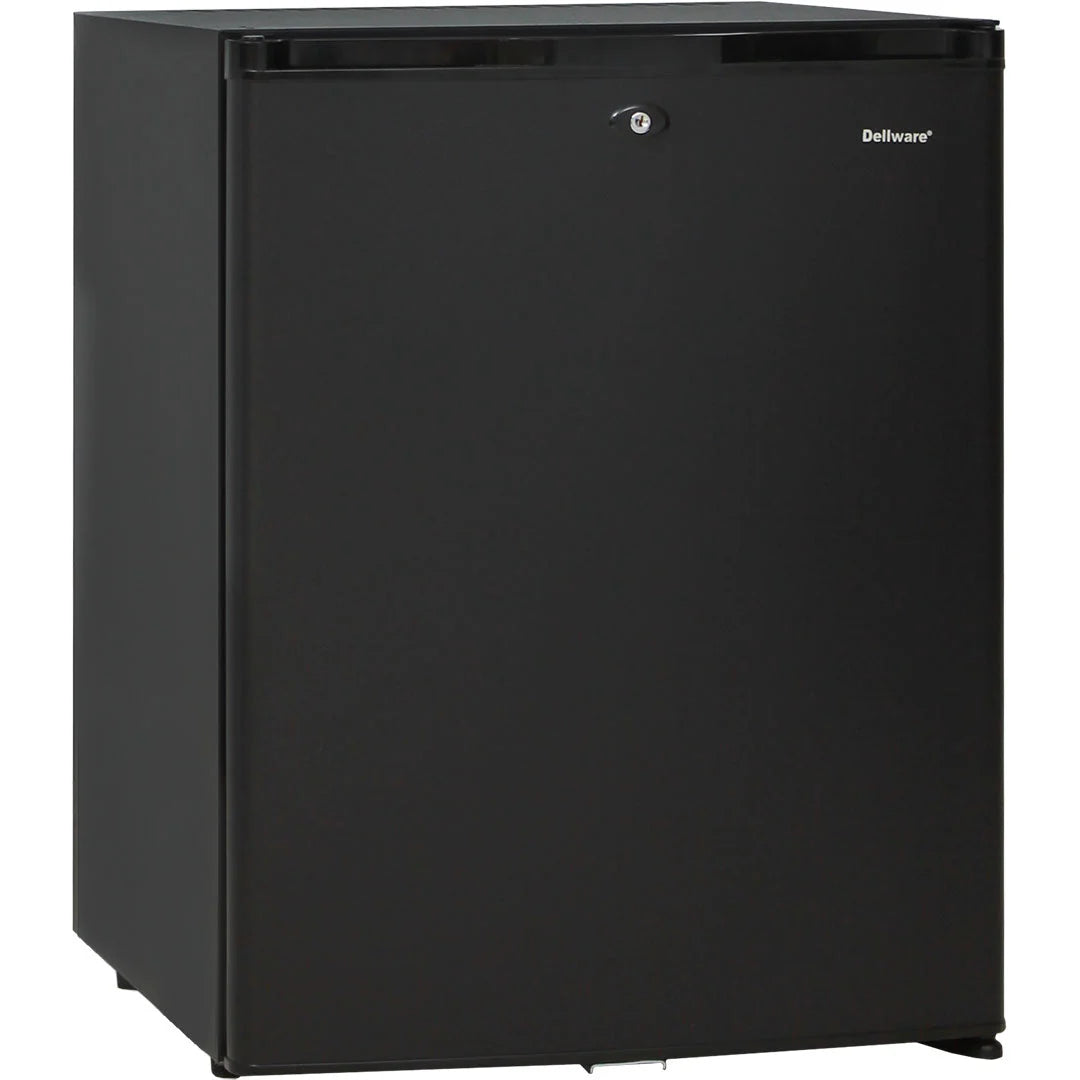 Silent 60 Litre Motel Quiet Mini Bar Fridge With Solid Door And Lock Change to Left Hinged (+$15.00) / Extend To 3 Yrs Replacement (+$69.00)