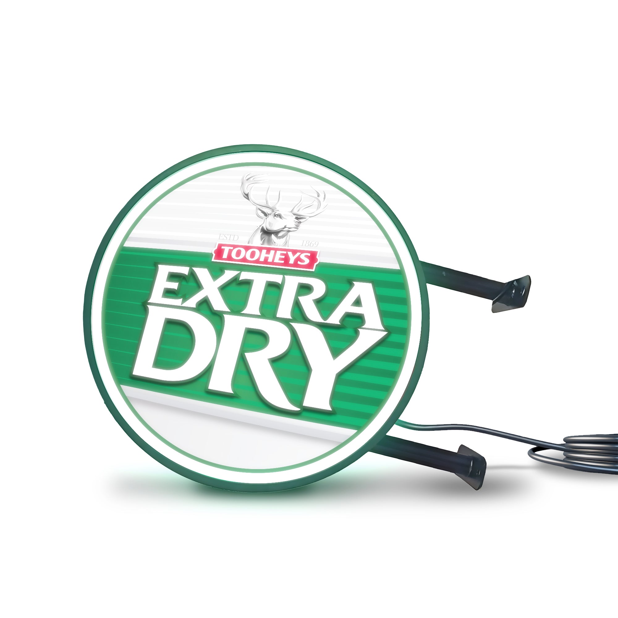 TOOHEYS EXTRA DRY TED Bar Lighting Wall Sign Light LED