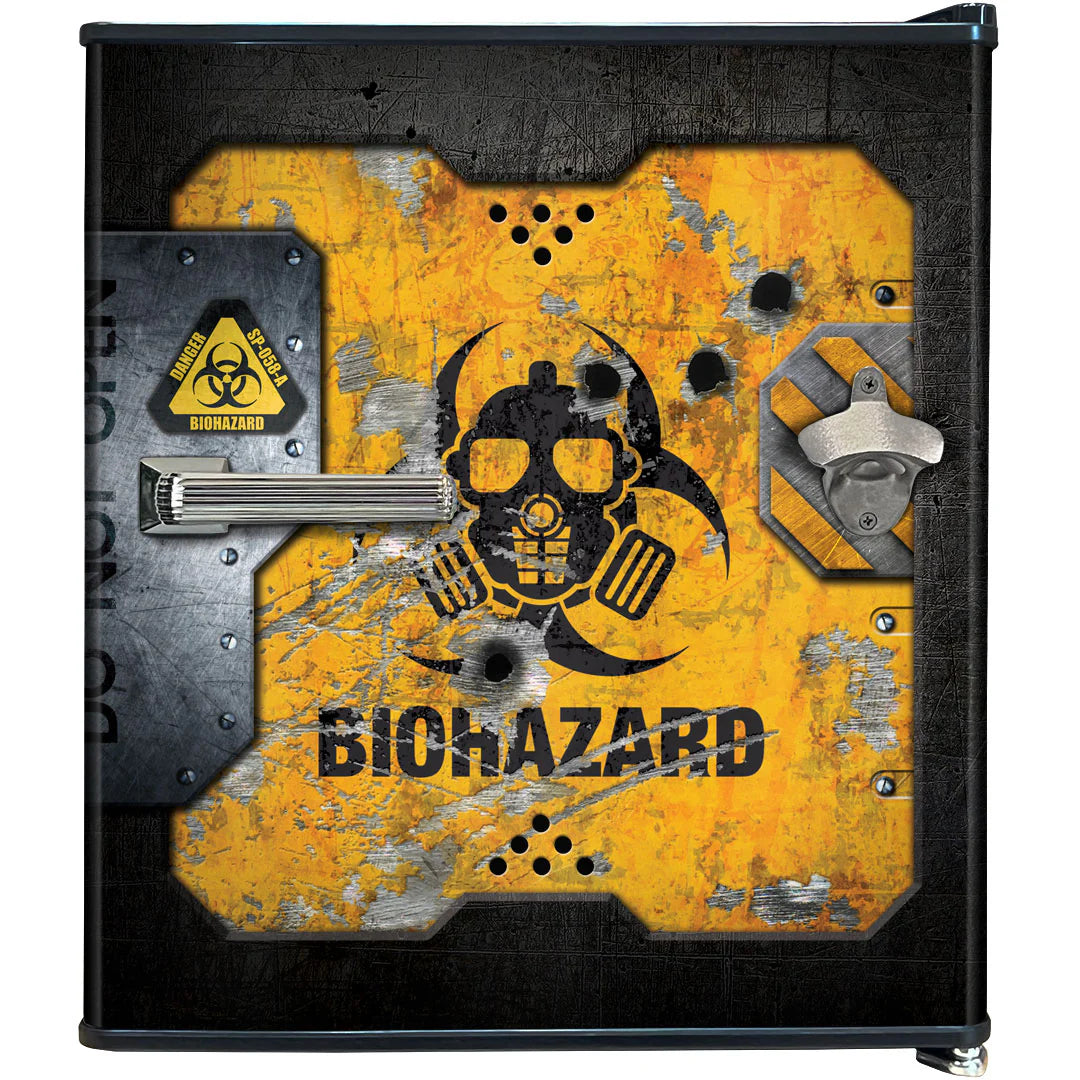Toxic Waste Crate Design Mini Bar Fridge - A Great Gift Idea Extend To 2 Yrs Replacement (+$19.00)