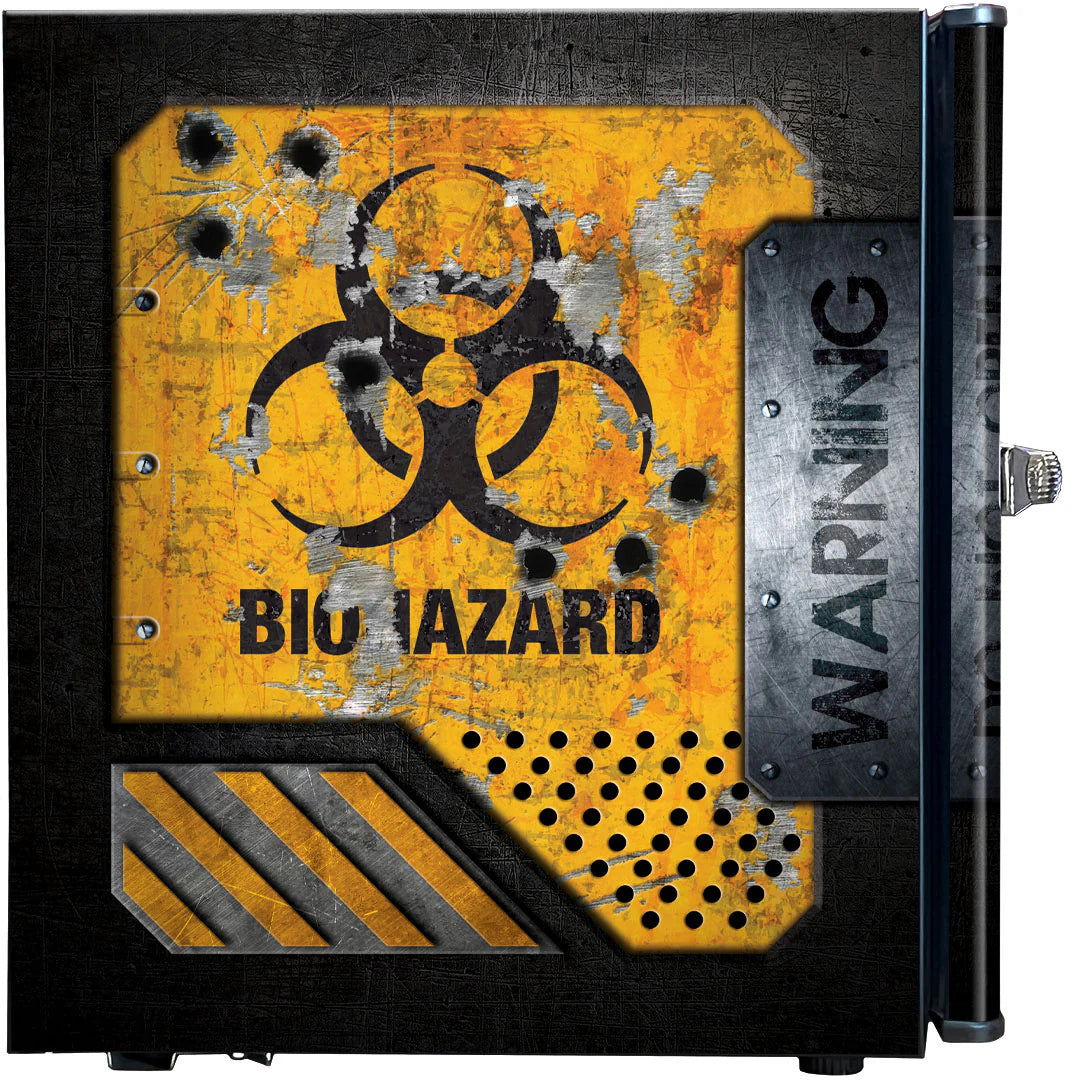 Toxic Waste Crate Design Mini Bar Fridge - A Great Gift Idea Extend To 2 Yrs Replacement (+$19.00)