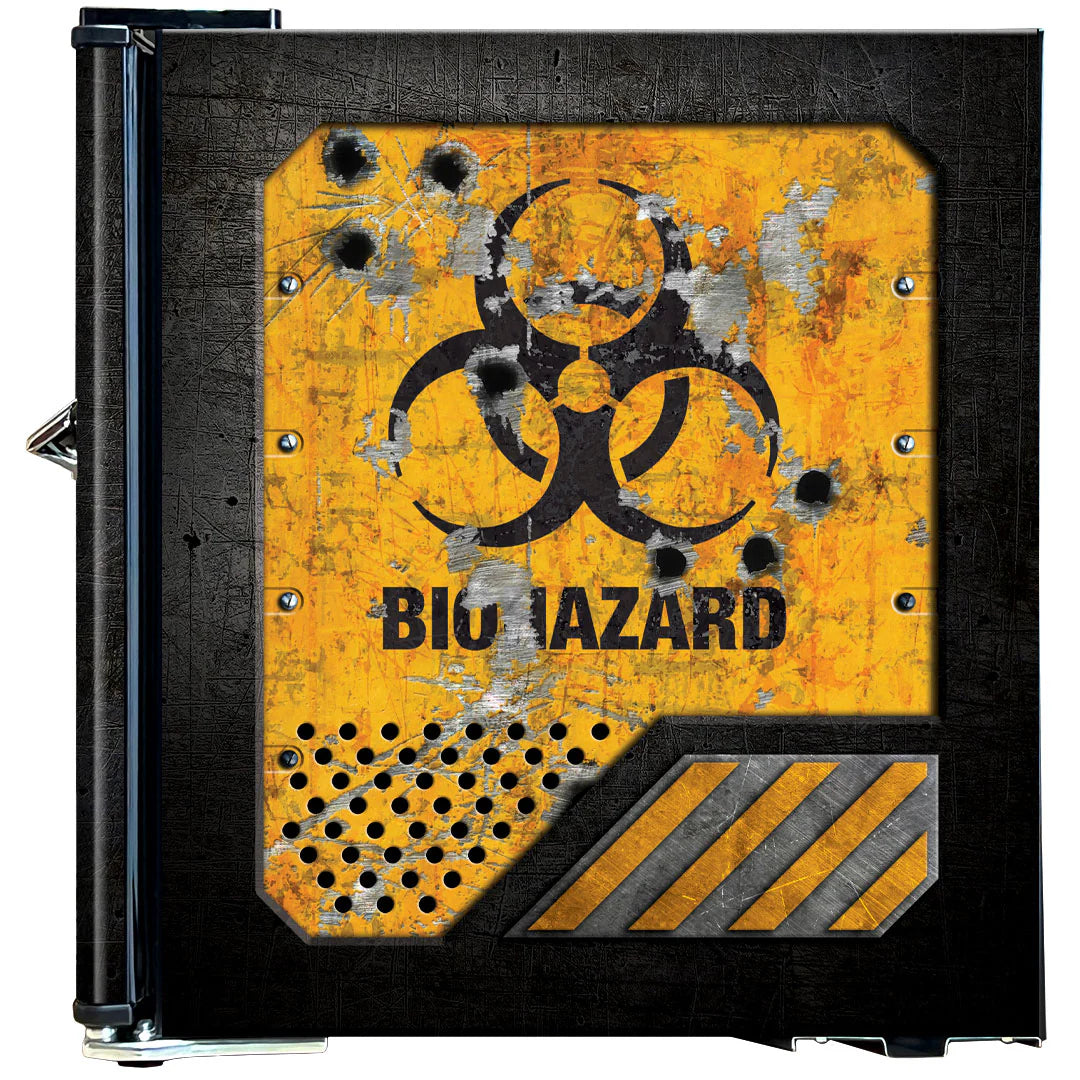 Toxic Waste Crate Design Mini Bar Fridge - A Great Gift Idea Extend To 2 Yrs Replacement (+$19.00)