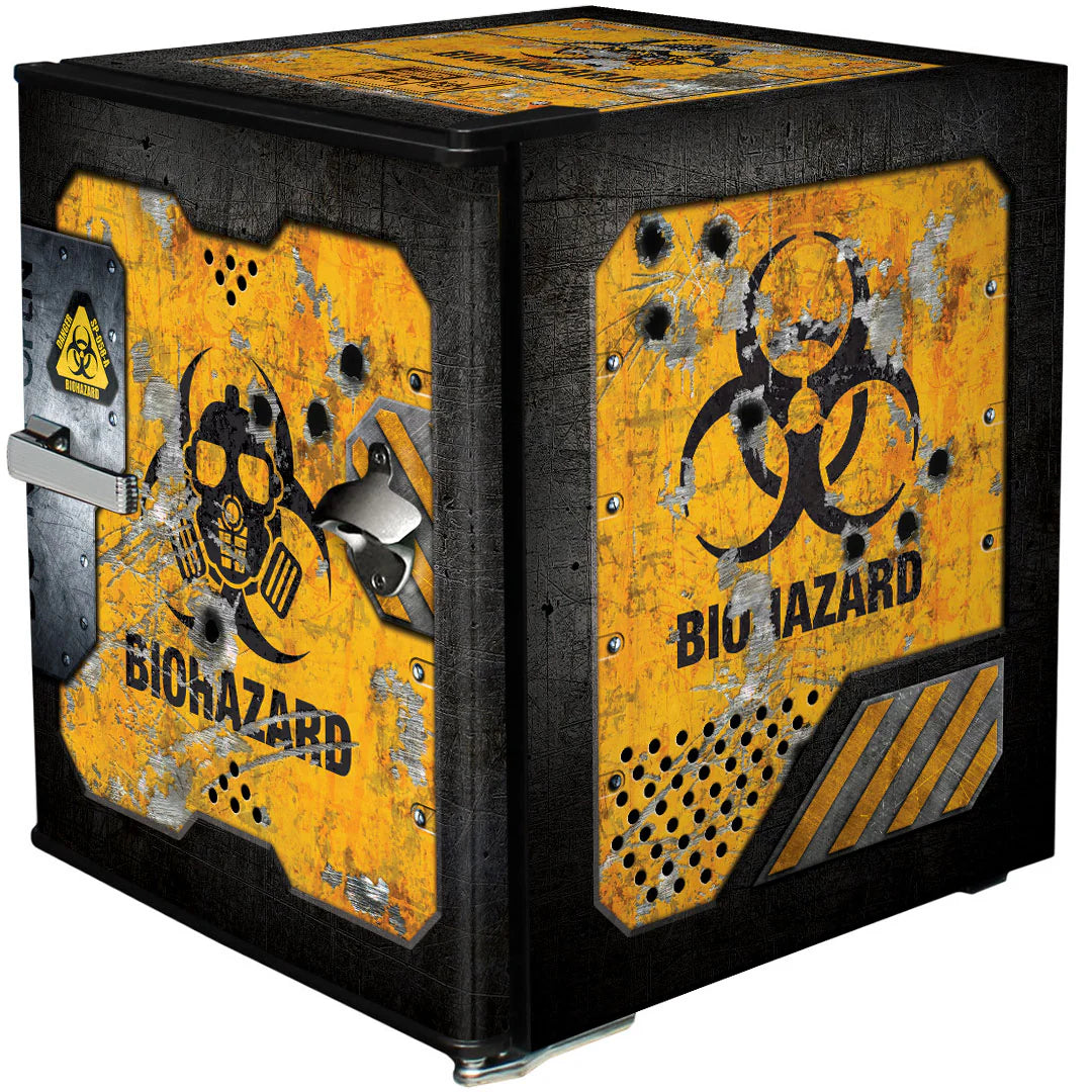 Toxic Waste Crate Design Mini Bar Fridge - A Great Gift Idea Extend To 2 Yrs Replacement (+$19.00)