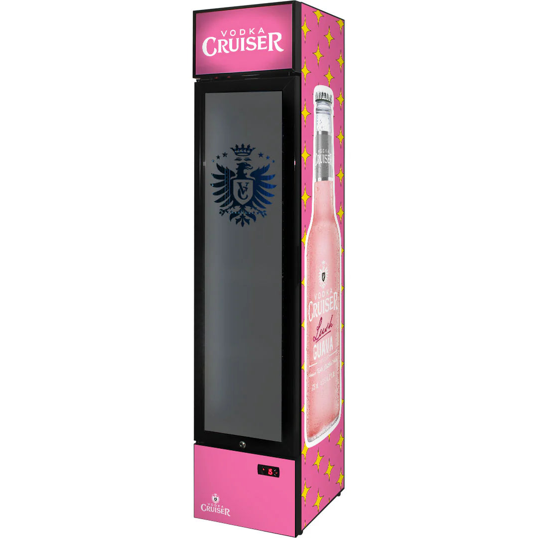 Vodka Cruiser Branded Skinny Upright Bar Fridge