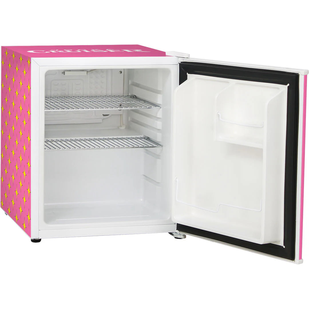 Vodka Cruiser Retro Mini Bar Fridge 46 Litre With Opener 1 Year Full Replacement