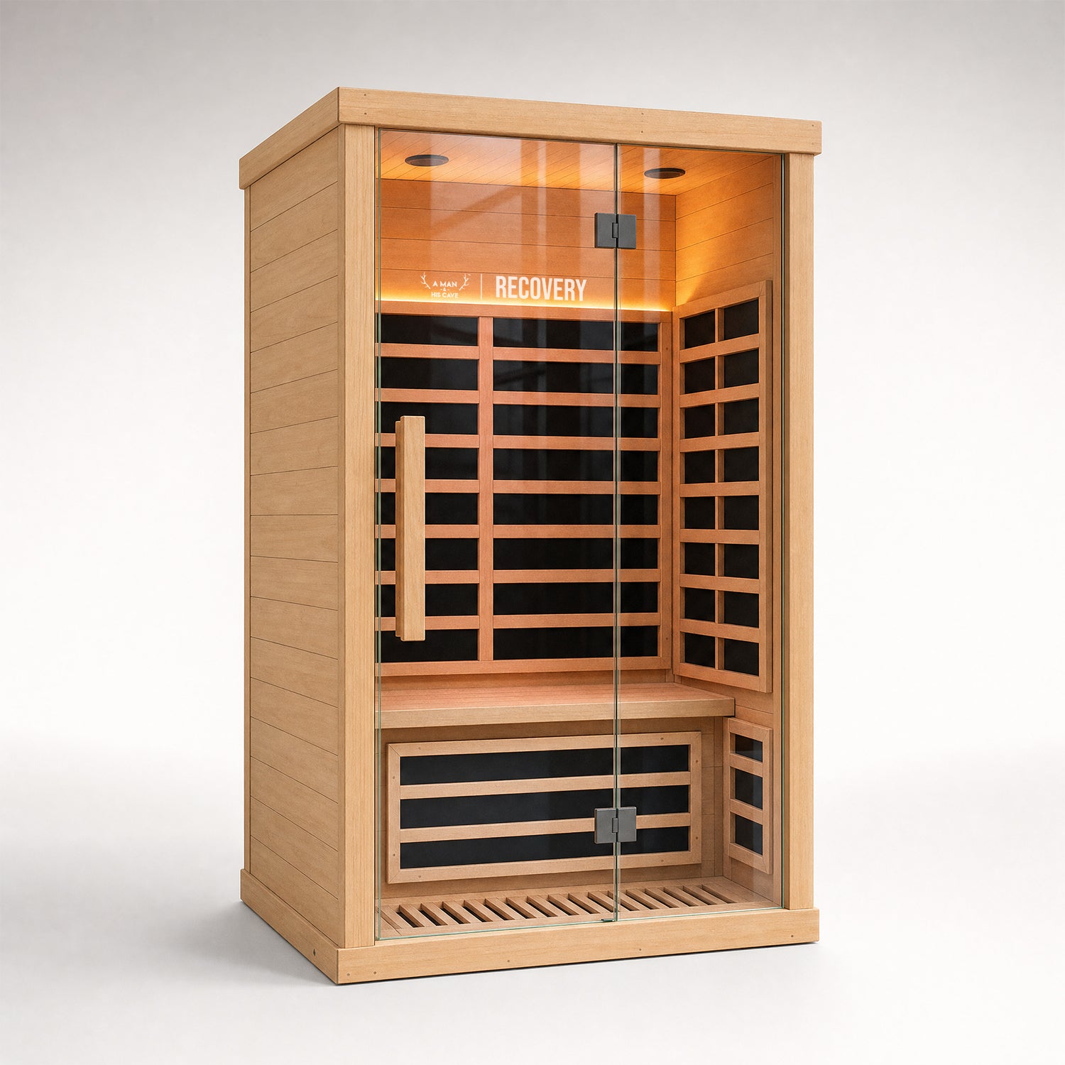 2 Person Infrared Sauna — closed door