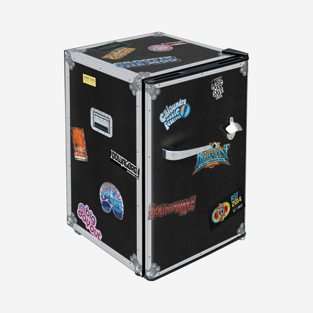 Roadie Travel Case Retro Mini Bar Fridge 70 Litre Schmick Brand With Opener