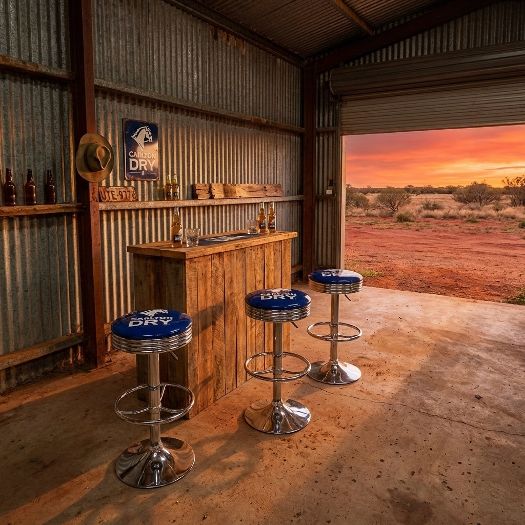 Carlton Dry Retro Bar Stool