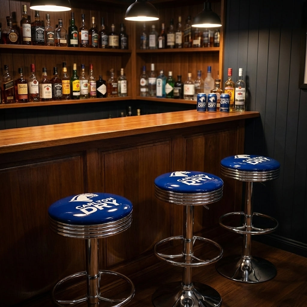Carlton Dry Retro Bar Stool