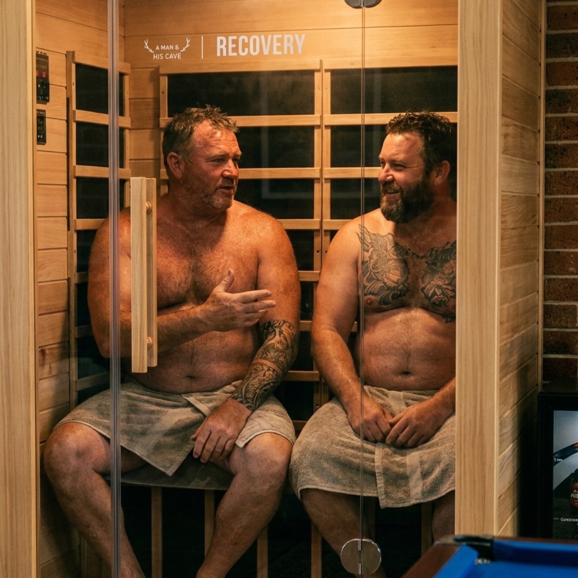 RECOVERY 2-Person Infrared Sauna close-up