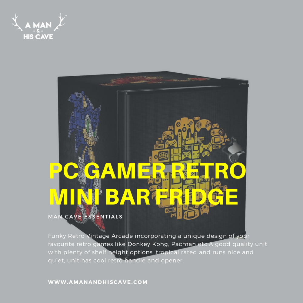 PC GAMER RETRO MINI BAR FRIDGE
