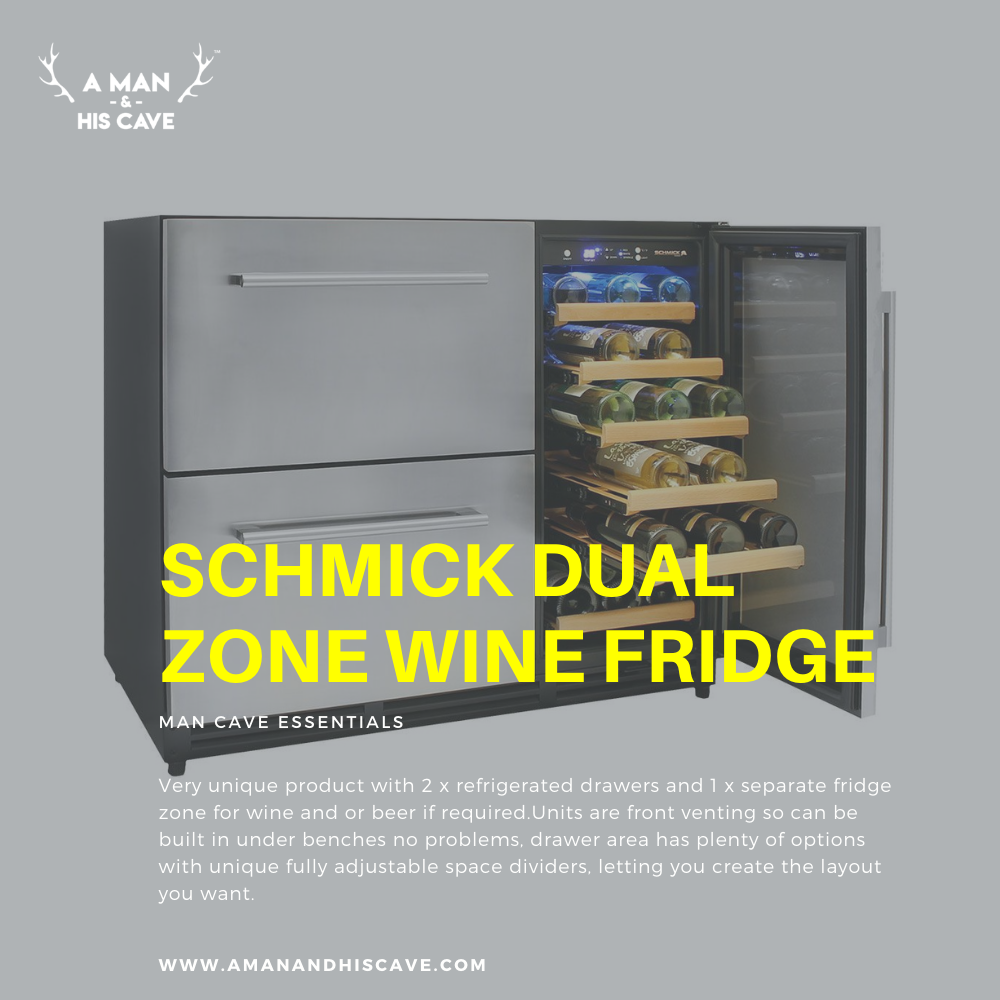 SCHMICK DUAL ZONE WINE FRIDGE