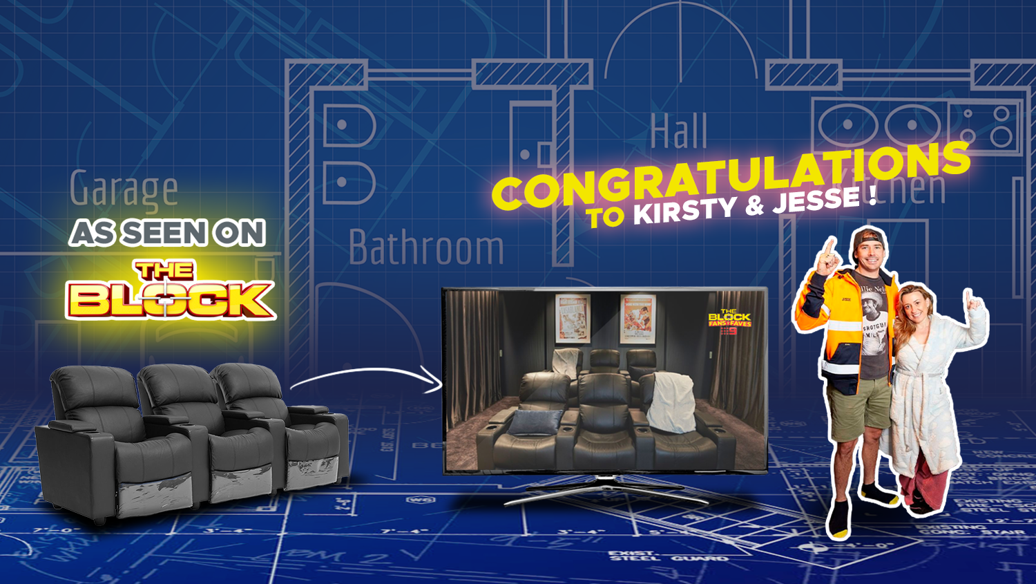 Kirsty and Jesse Win the Basement Round of the Block