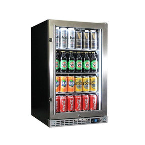 Schmick Quiet Running Front Venting Under Bench Glass Door Bar Fridge Heated Glass Model SK126R-HD