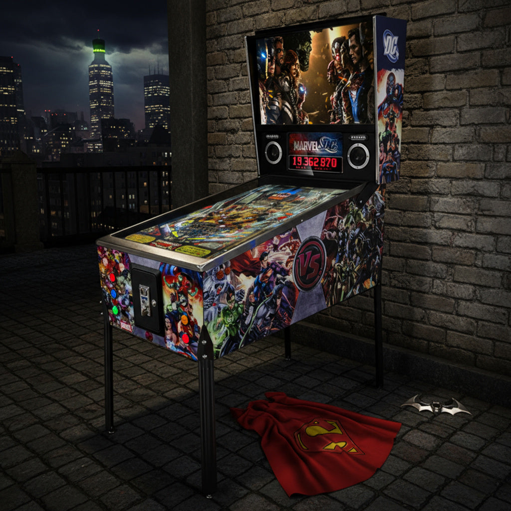 PREMIUM Marvel VS DC Virtual Pinball Machine 1300 Games Included